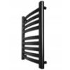 Obrazek Grzejnik łazienkowy Łezka ŁP 9/40 czarny 500x440