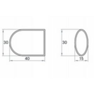 Obrazek Grzejnik łazienkowy Łezka ŁP12/50 675x540 mm biały