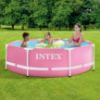 Obrazek Basen stelażowy okrągły 2,44x0,76 m PINK INTEX 28290NP