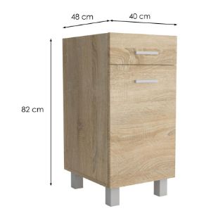 Obrazek Szafka kuchenna Lucjan 40D1F1S