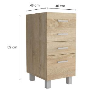 Obrazek Szafka kuchenna Lucjan 40D4S