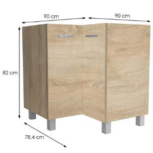 Obrazek Szafka kuchenna Lucjan 90/90DN