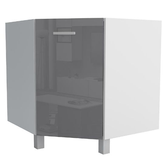 Obrazek Szafka kuchenna Lucjan 90/90 DNSK LUX czarny