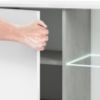 Obrazek Komoda Lumens 07 biały połysk/beton