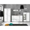 Obrazek Komoda Lumens 07 biały połysk/beton