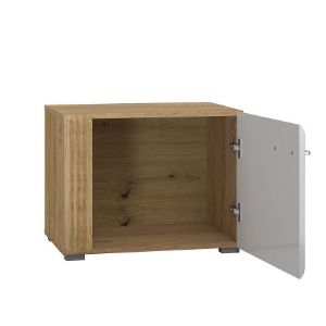 Obrazek Dostawka do szafki RTV Adagio 08 dąb castello/biały połysk