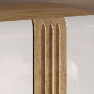 Obrazek Witryna Adagio 02L dąb castello/biały połysk