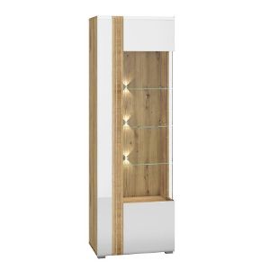 Obrazek Witryna Adagio 02P dąb castello/biały połysk