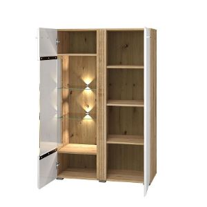 Obrazek Witryna Adagio 03L dąb castello/biały połysk