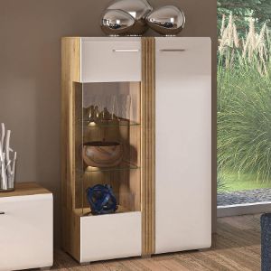 Obrazek Witryna Adagio 03L dąb castello/biały połysk