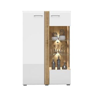 Obrazek Witryna Adagio 03P dąb castello/biały połysk