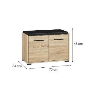 Obrazek Szafka na buty Caro 02 dąb sonoma