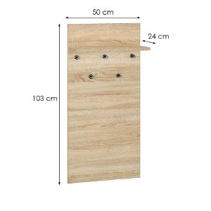 Obrazek Wieszak Caro 17 dąb sonoma