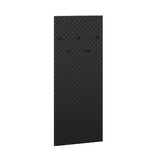 Obrazek Wieszak tapicerowany Caro 19 czarny