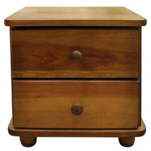 Obrazek Szafka nocna 2 szuflady dąb 41X37X50
