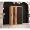 Obrazek Szafa Resin 120 Dąb Artisan/Czarny