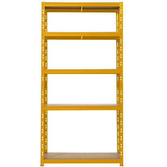 Obrazek Regał żółty 175 kg RNDU 30-5 180x90x30
