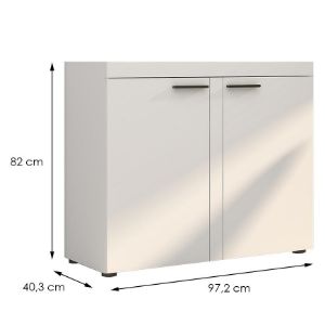 Obrazek Komoda Rumba 2F biała