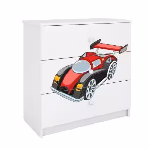 Obrazek Komoda Dla Dzieci Babydreams Biały – Auto