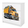 Obrazek Komoda Dla Dzieci Babydreams Biały – Ciężarówka