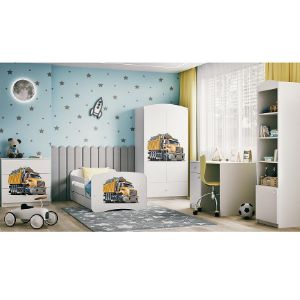 Obrazek Komoda Dla Dzieci Babydreams Biały – Ciężarówka