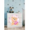 Obrazek Komoda Dla Dzieci Babydreams Biały – Miś Motyl
