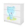 Obrazek Komoda Dla Dzieci Babydreams Biały – Miś Niebieski