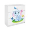 Obrazek Komoda Dla Dzieci Babydreams Biały – Słonik