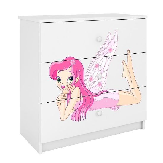 Obrazek Komoda Dla Dzieci Babydreams Biały – Wróżka 2