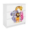 Obrazek Komoda Dla Dzieci Babydreams Biały – Zoo