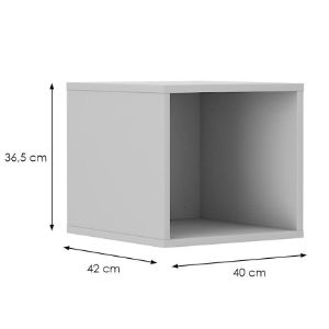 Obrazek Nadstawka otwarta Malta jasny szary (114)