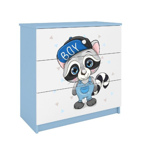 Obrazek Komoda Dla Dzieci Babydreams Niebieski – Szop