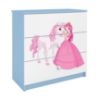 Obrazek Komoda Dla Dzieci Babydreams Niebieski – Księżniczka 2