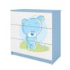 Obrazek Komoda Dla Dzieci Babydreams Niebieski – Miś Niebieski