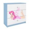 Obrazek Komoda Dla Dzieci Babydreams Niebieski – Wróżka 2