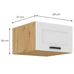 Obrazek Szafka kuchenna Luna biały mat/artisan 60 Nagu-36 1F