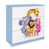 Obrazek Komoda Dla Dzieci Babydreams Niebieski – Zoo