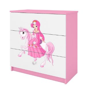 Obrazek Komoda Dla Dzieci Babydreams Różowy – Księżniczka 1