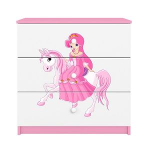 Obrazek Komoda Dla Dzieci Babydreams Różowy – Księżniczka 1