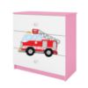 Obrazek Komoda Dla Dzieci Babydreams Różowy – Straż Pożarna