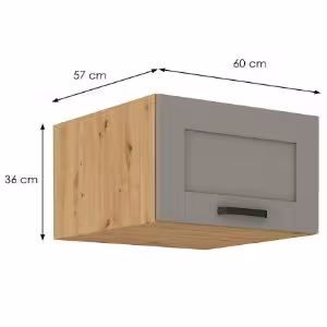 Obrazek Szafka kuchenna Luna claygrey/artisan 60 Nagu-36 1F