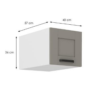 Obrazek Szafka kuchenna Luna claygrey/biały 40 Nagu-36 1F