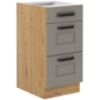 Obrazek Szafka kuchenna Luna claygrey/artisan 40D 3S BB