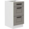 Obrazek Szafka kuchenna Luna claygrey/biały 40D 3S BB