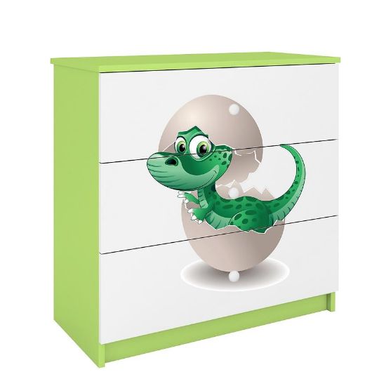 Obrazek Komoda Dla Dzieci Babydreams Zielony – Dino