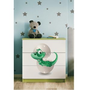 Obrazek Komoda Dla Dzieci Babydreams Zielony – Dino