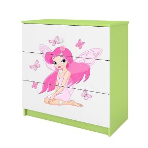 Obrazek Komoda Dla Dzieci Babydreams Zielony – Wróżka 1