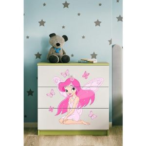 Obrazek Komoda Dla Dzieci Babydreams Zielony – Wróżka 1