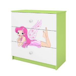 Obrazek Komoda Dla Dzieci Babydreams Zielony – Wróżka 2