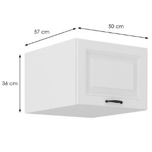 Obrazek Szafka kuchenna Stilo biały mat/biały 50 Nagu-36 1F